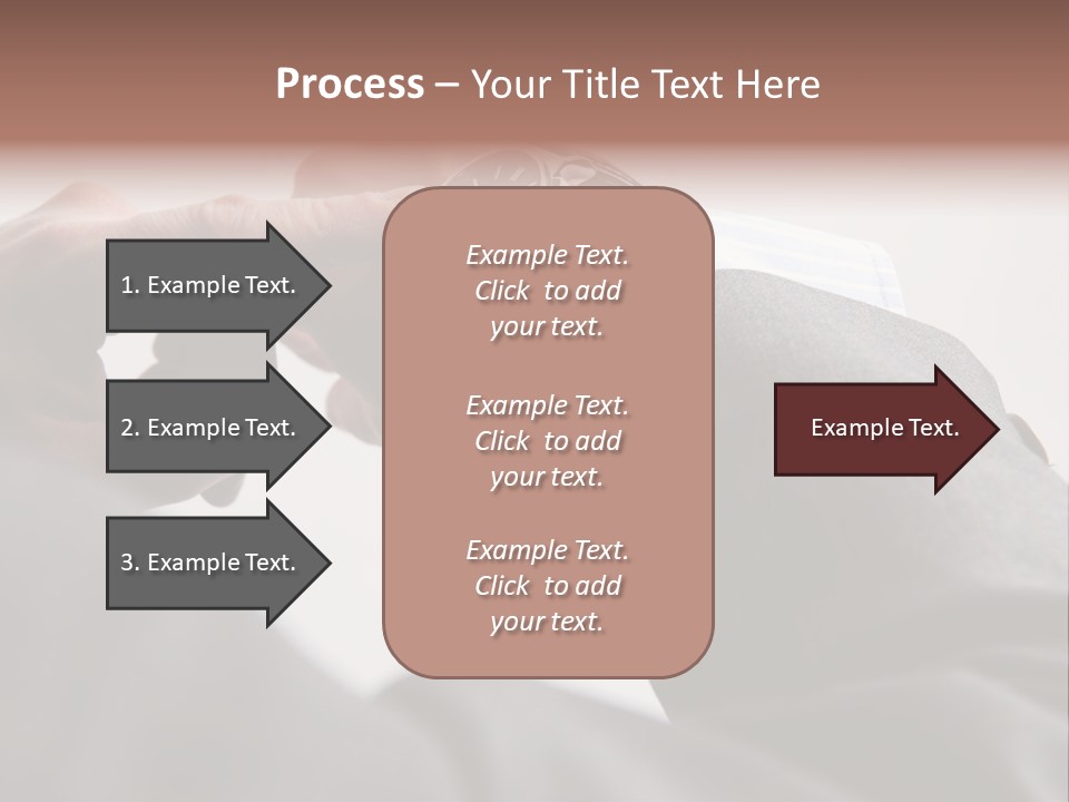 Clock Suit Business PowerPoint Template