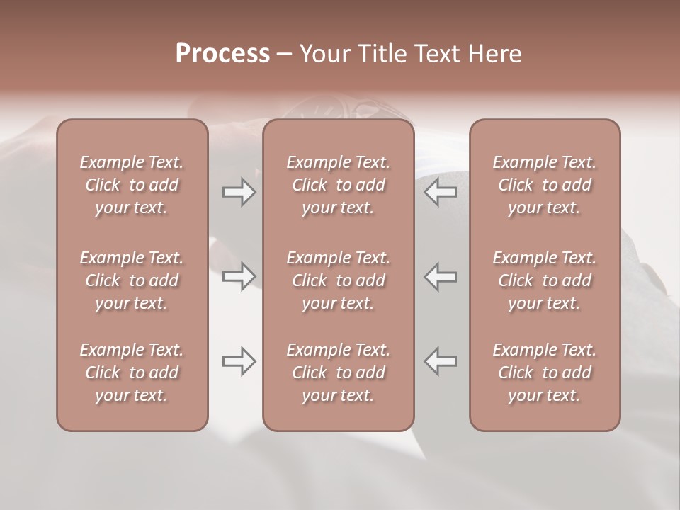 Clock Suit Business PowerPoint Template