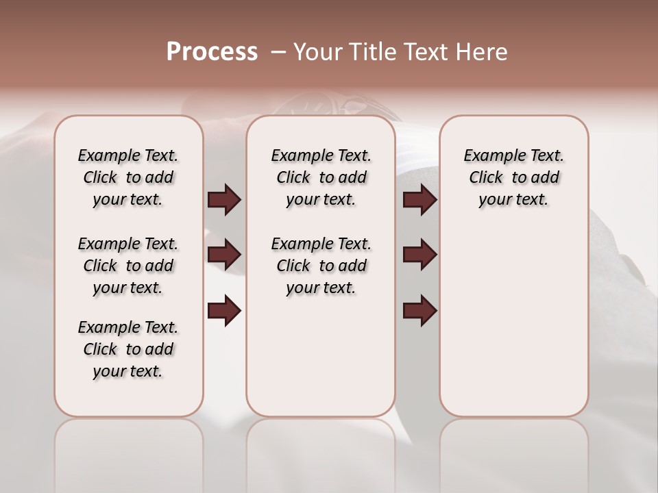Clock Suit Business PowerPoint Template