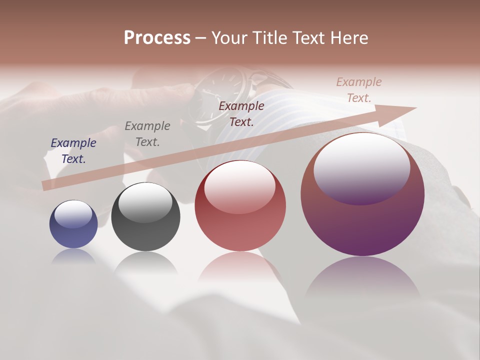 Clock Suit Business PowerPoint Template