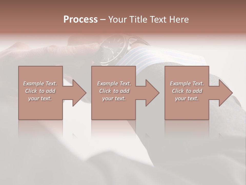 Clock Suit Business PowerPoint Template