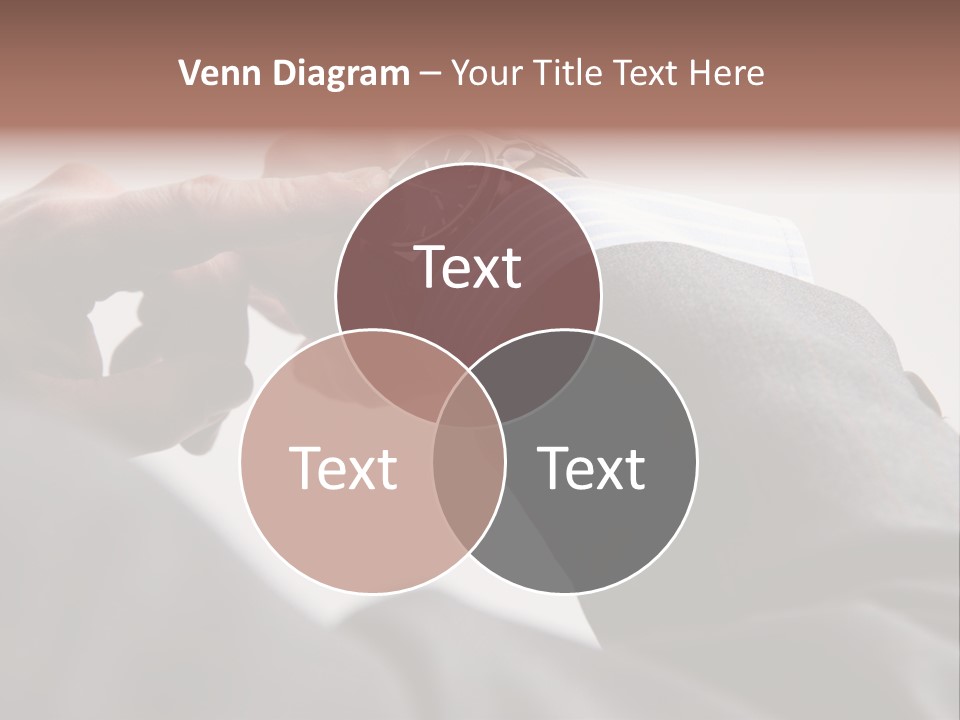 Clock Suit Business PowerPoint Template