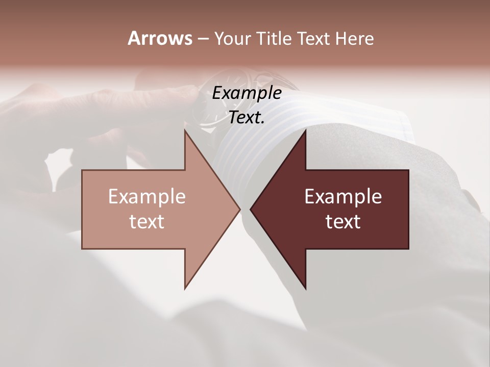 Clock Suit Business PowerPoint Template