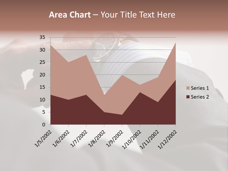 Clock Suit Business PowerPoint Template