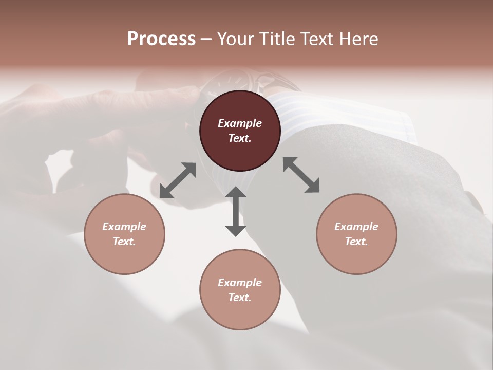 Clock Suit Business PowerPoint Template