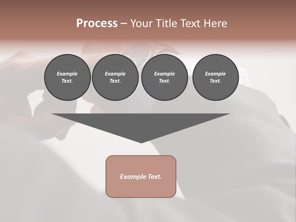 Clock Suit Business PowerPoint Template