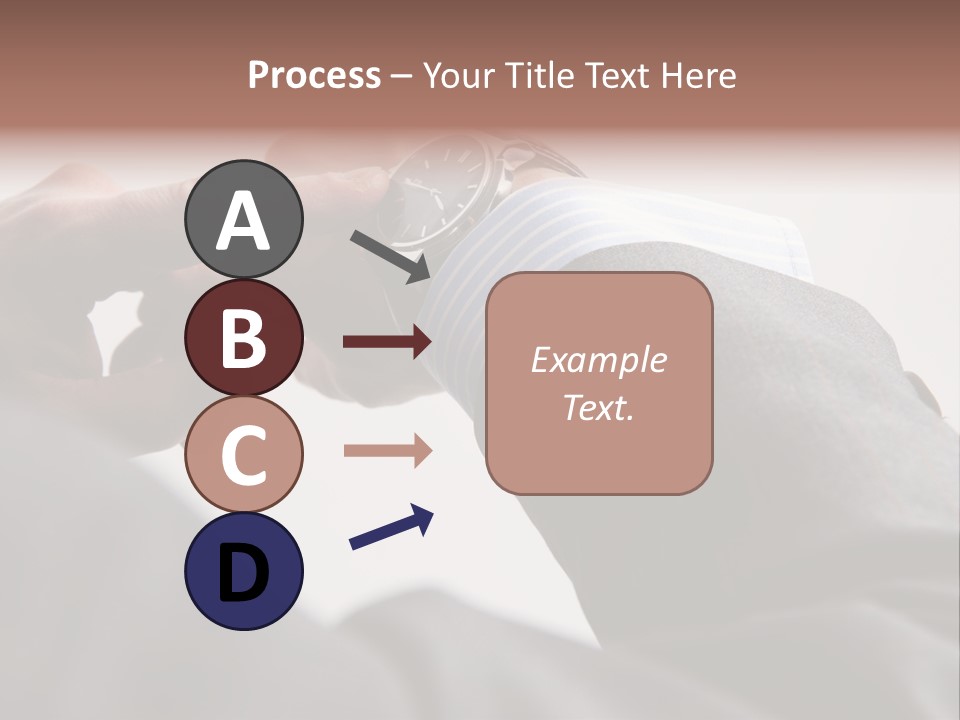 Clock Suit Business PowerPoint Template