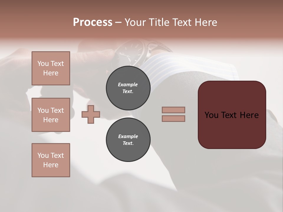 Clock Suit Business PowerPoint Template