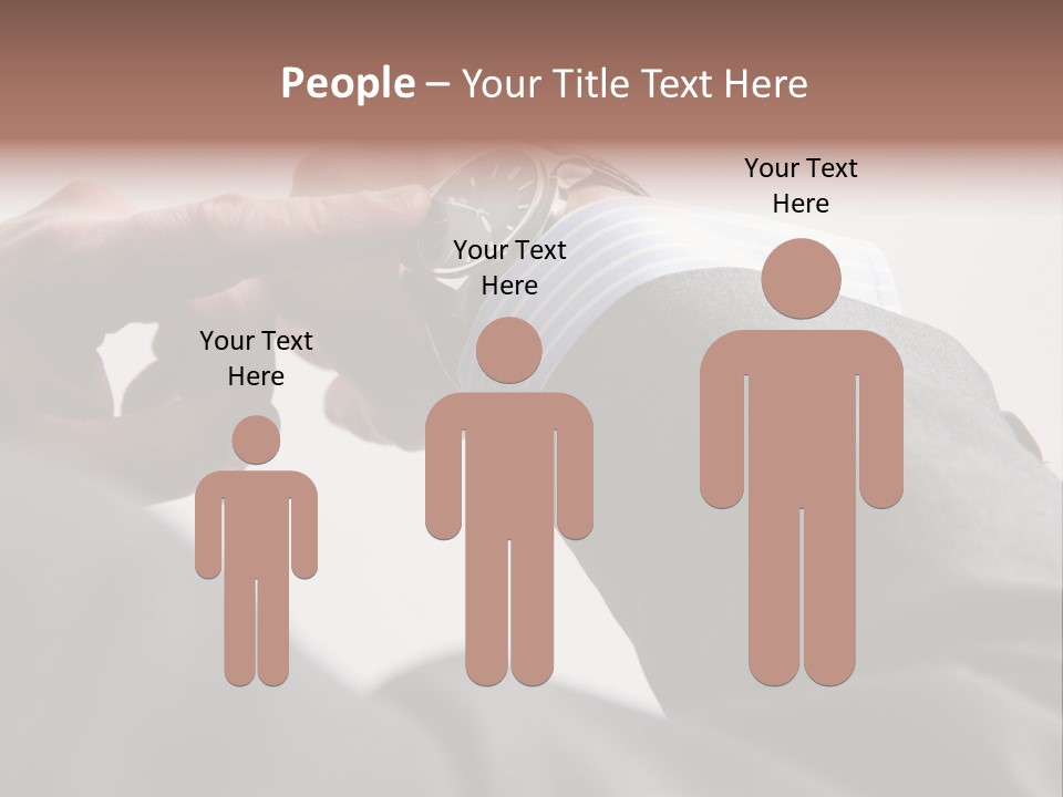 Clock Suit Business PowerPoint Template