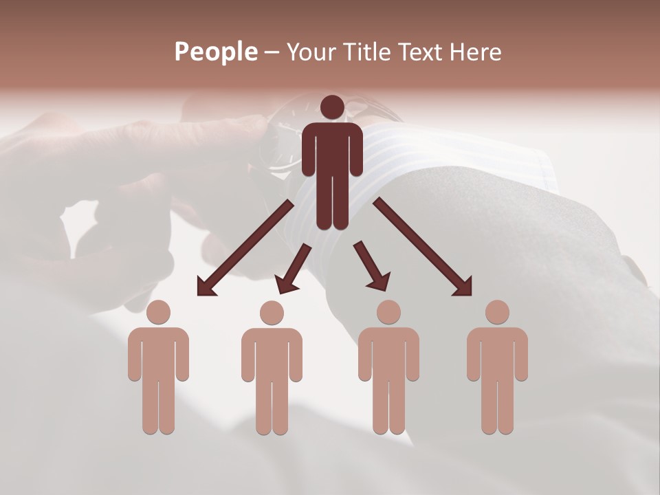 Clock Suit Business PowerPoint Template