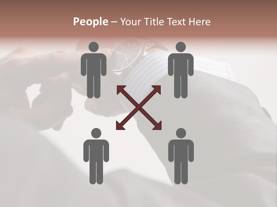 Clock Suit Business PowerPoint Template