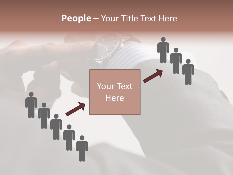 Clock Suit Business PowerPoint Template