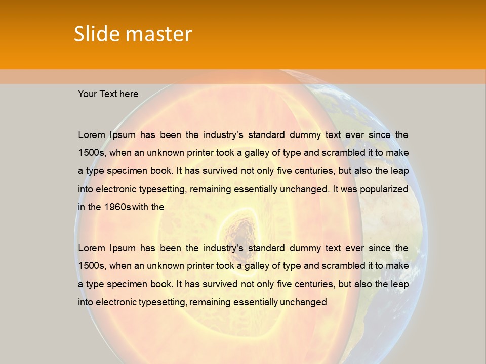Nucleus Study Energy PowerPoint Template