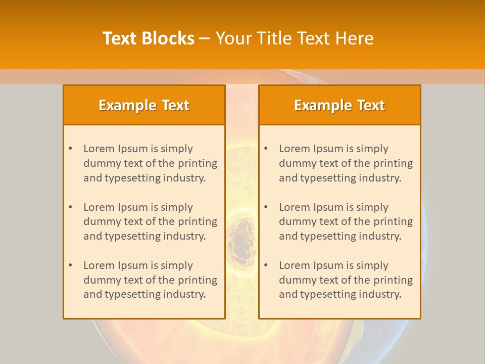Nucleus Study Energy PowerPoint Template