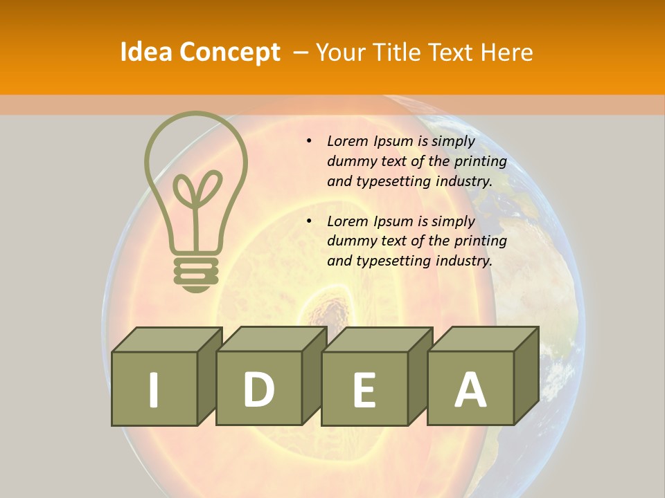 Nucleus Study Energy PowerPoint Template
