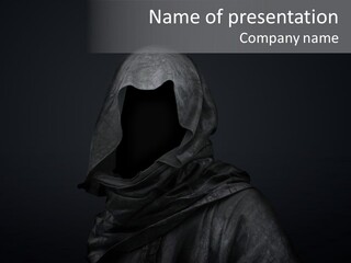 Spook Night Black PowerPoint Template