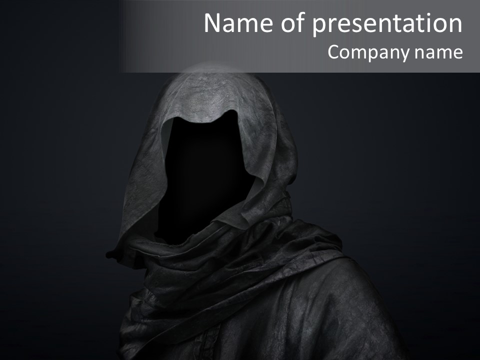 Spook Night Black PowerPoint Template