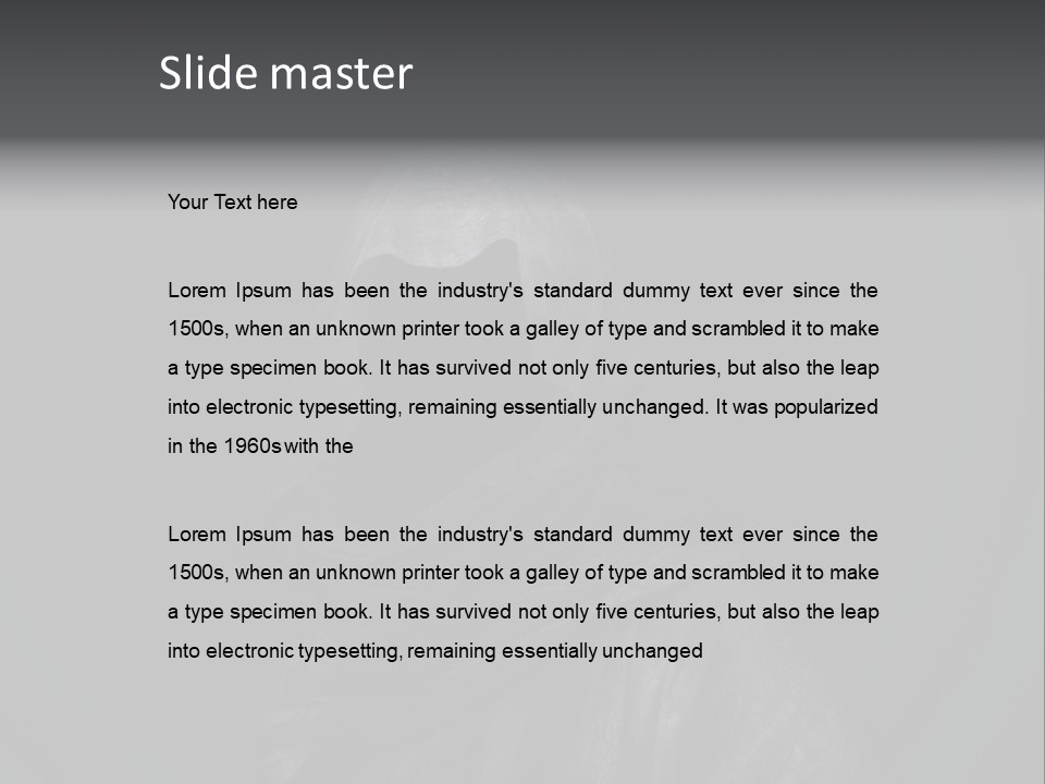 Spook Night Black PowerPoint Template