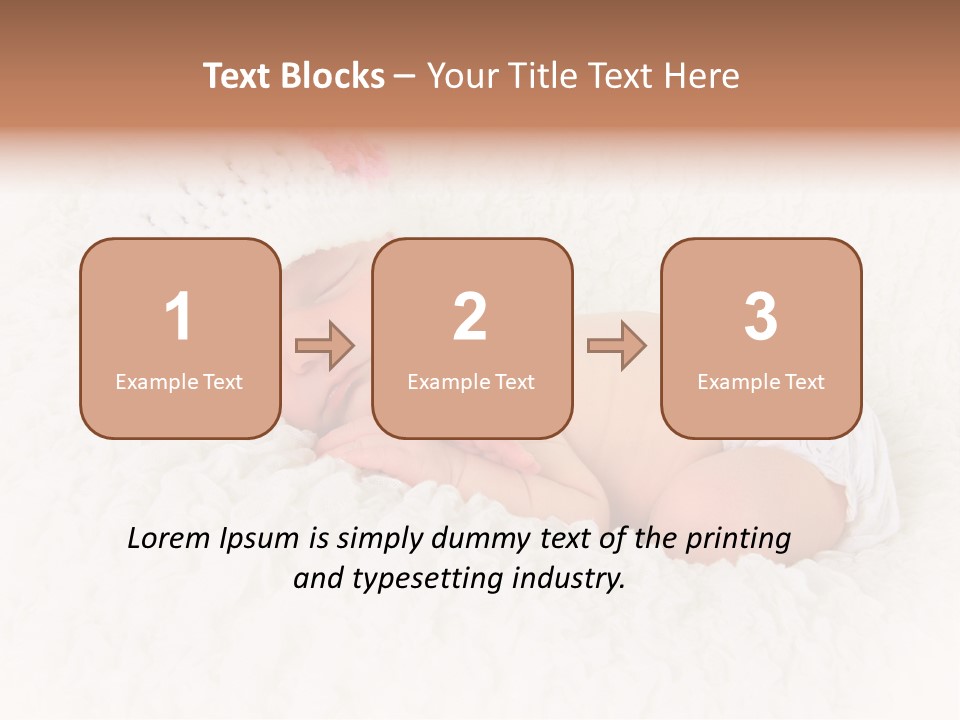 Sweet Nap Diaper PowerPoint Template