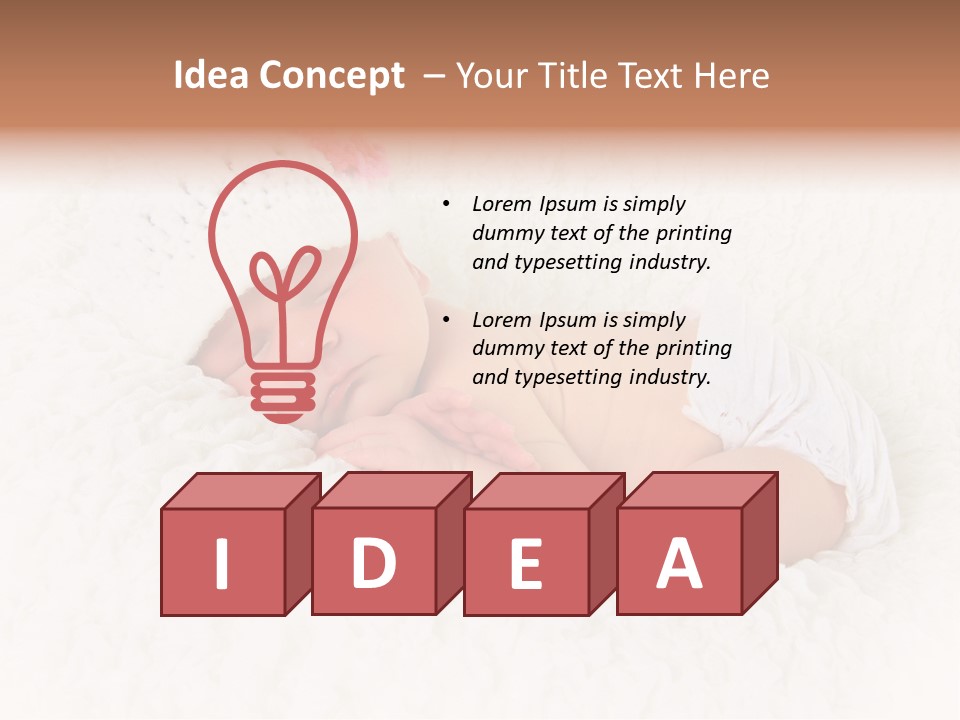 Sweet Nap Diaper PowerPoint Template