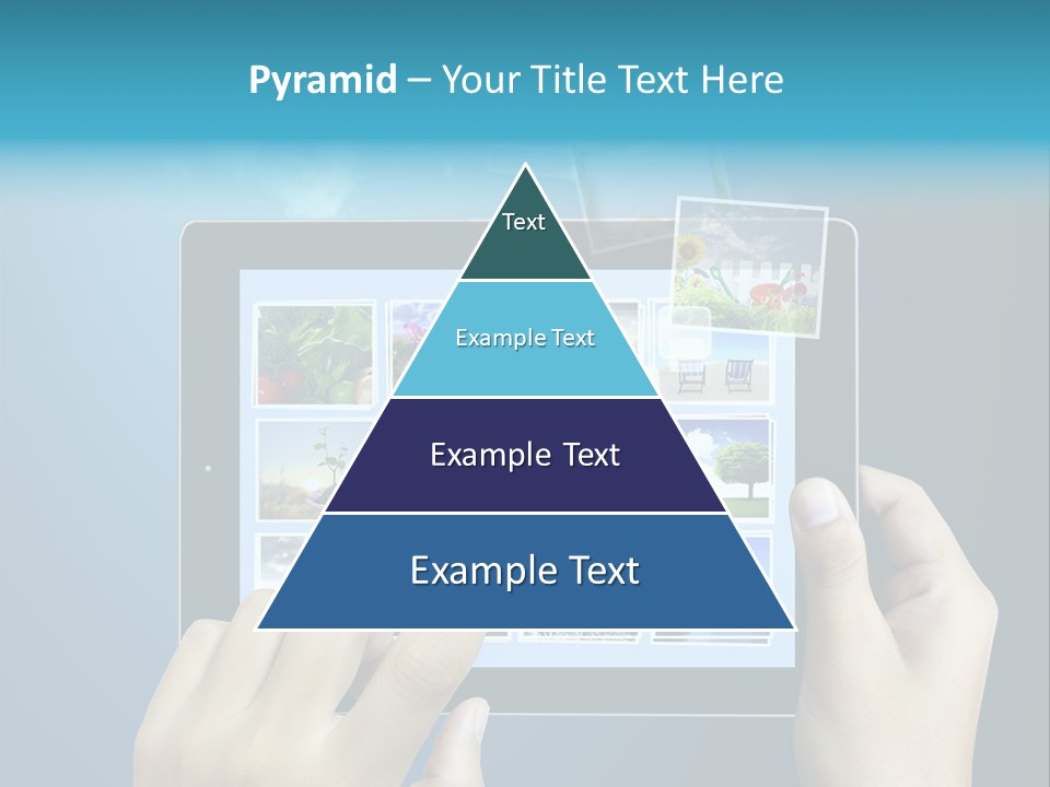 Phone Hand Digital PowerPoint Template