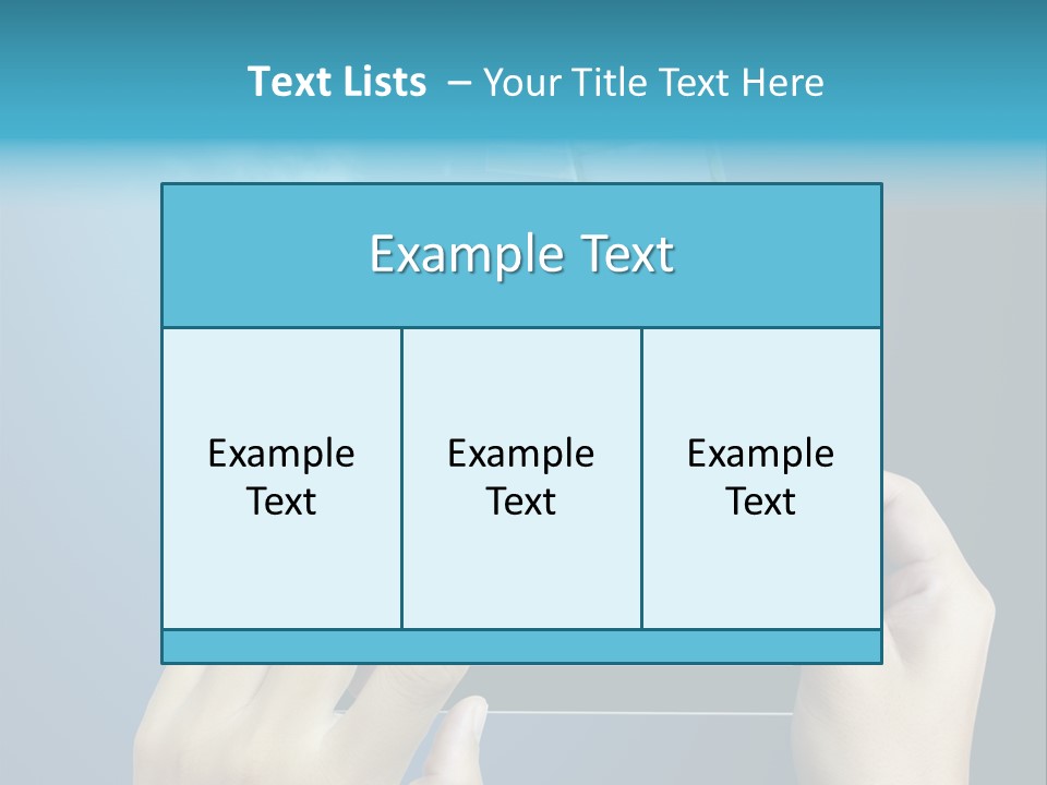 Phone Hand Digital PowerPoint Template