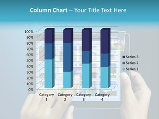 Phone Hand Digital PowerPoint Template