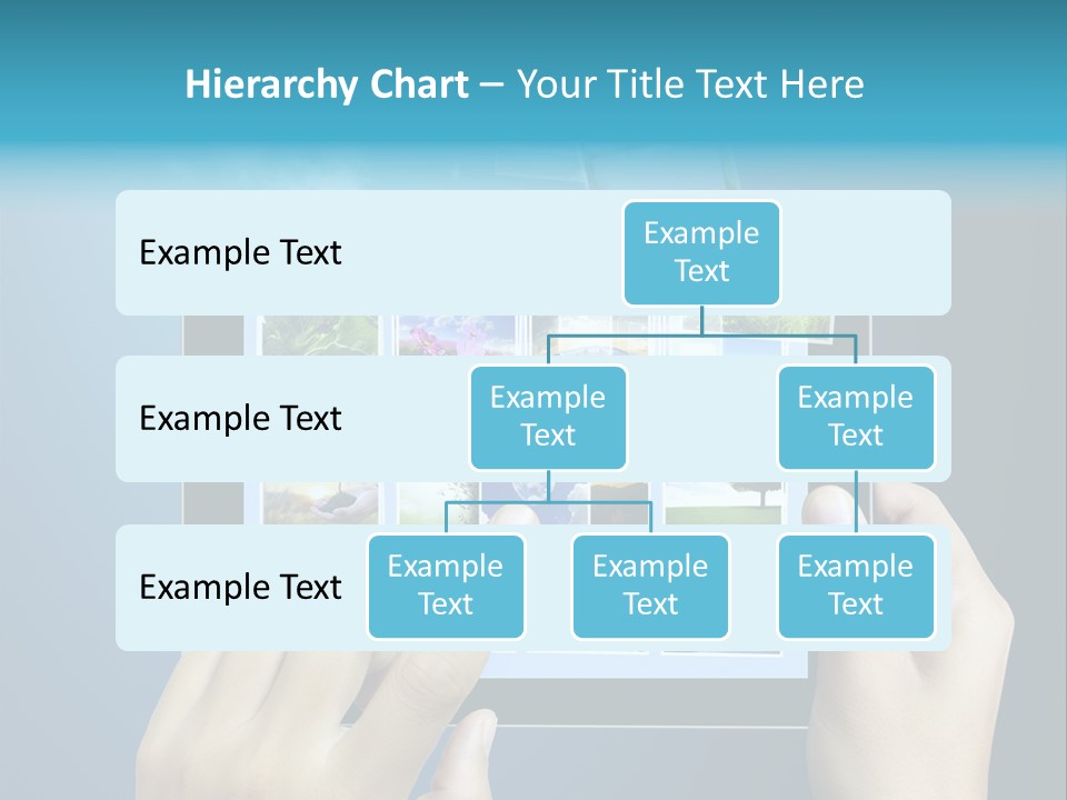 Phone Hand Digital PowerPoint Template