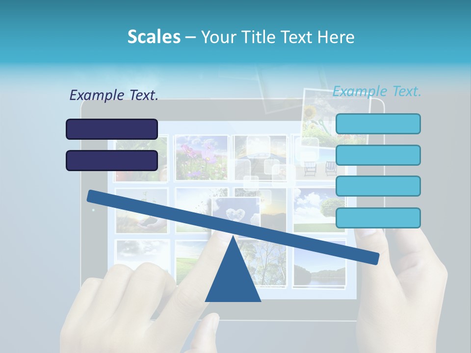 Phone Hand Digital PowerPoint Template