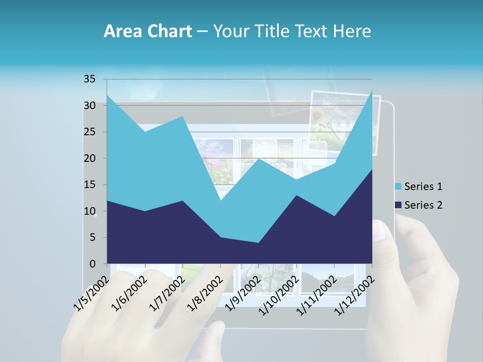 Phone Hand Digital PowerPoint Template