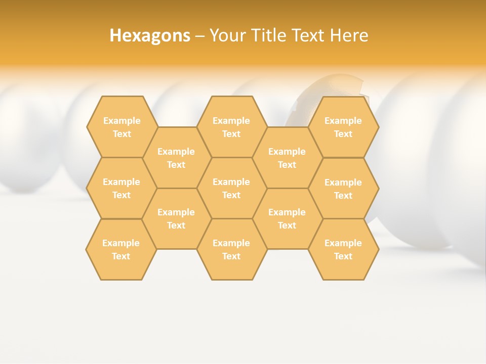 Golden Uniqueness Leadership PowerPoint Template