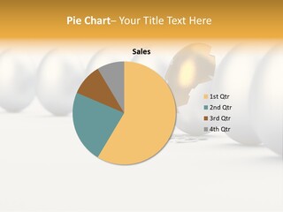 Golden Uniqueness Leadership PowerPoint Template