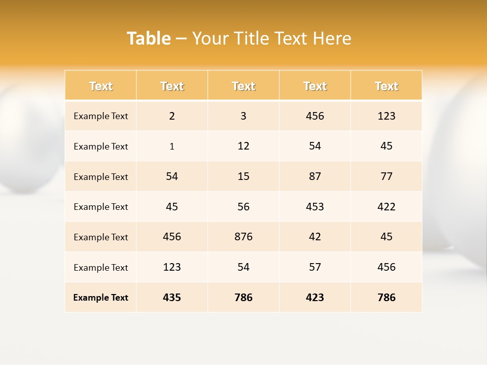 Golden Uniqueness Leadership PowerPoint Template