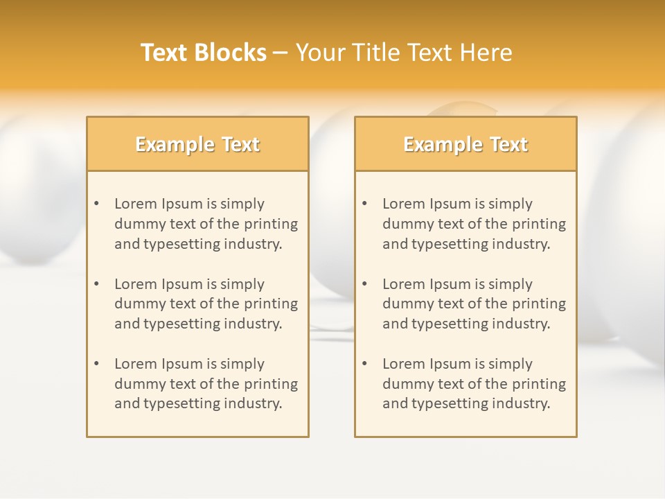 Golden Uniqueness Leadership PowerPoint Template