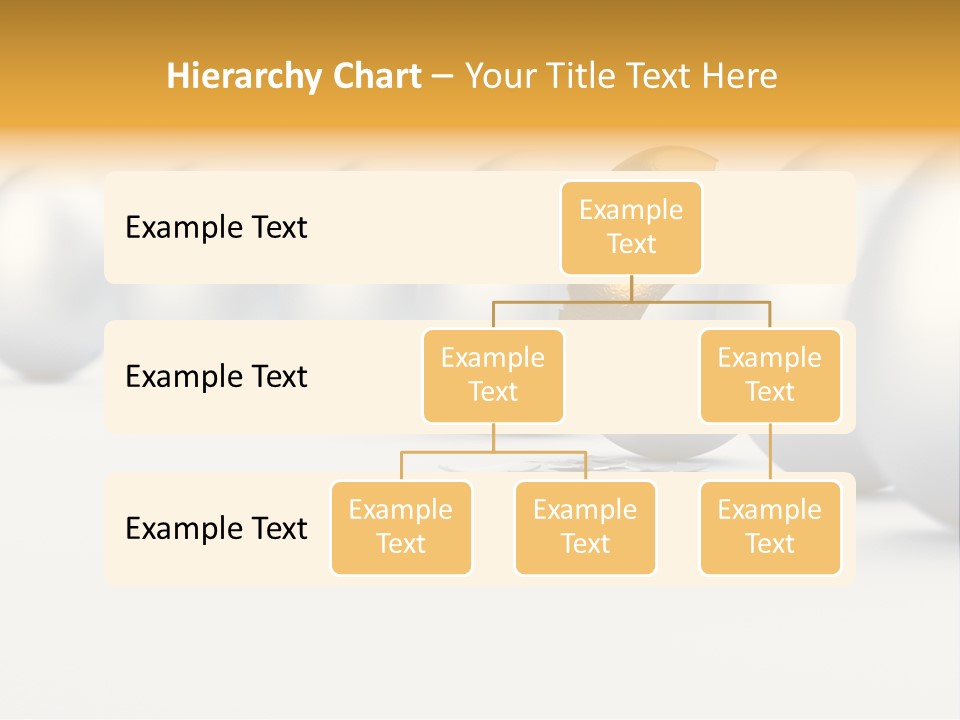 Golden Uniqueness Leadership PowerPoint Template