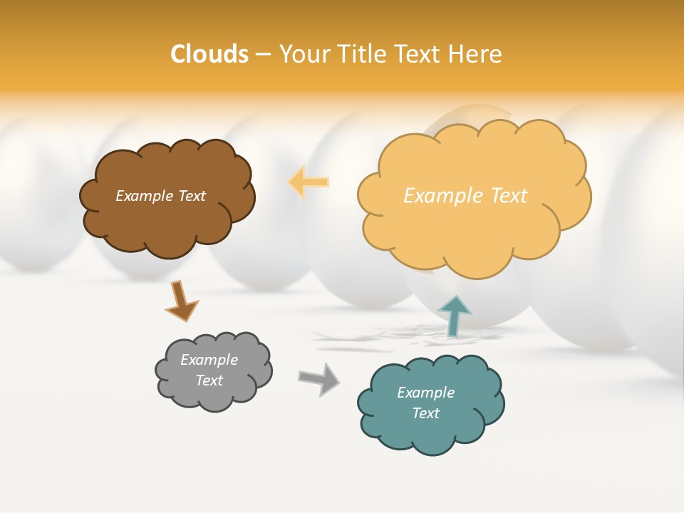 Golden Uniqueness Leadership PowerPoint Template