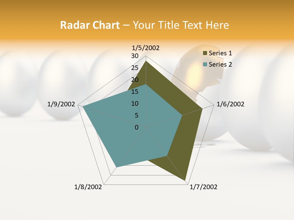 Golden Uniqueness Leadership PowerPoint Template