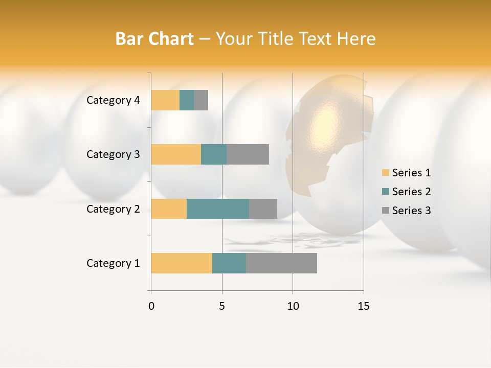 Golden Uniqueness Leadership PowerPoint Template