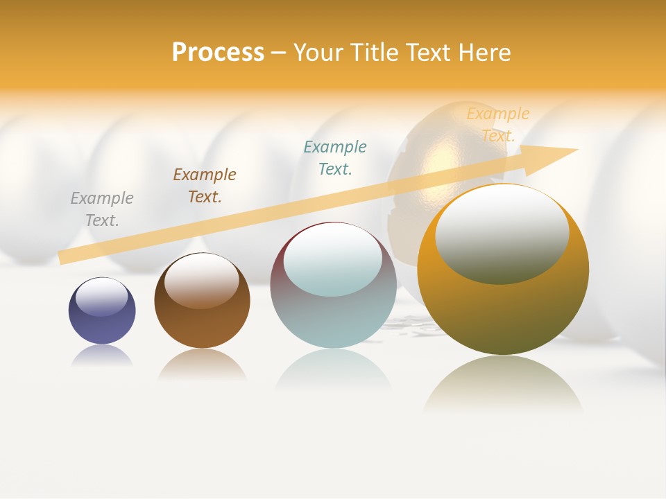 Golden Uniqueness Leadership PowerPoint Template