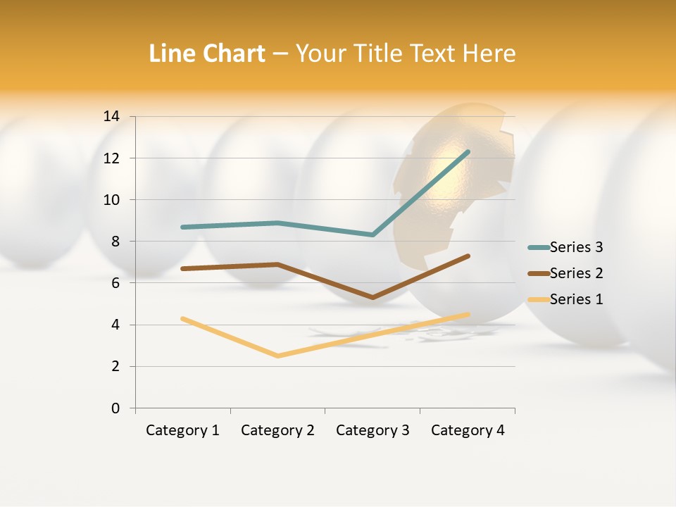 Golden Uniqueness Leadership PowerPoint Template