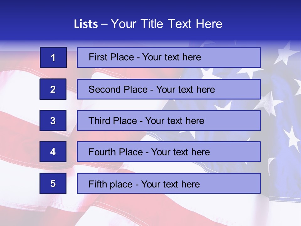Celebration Stars Union PowerPoint Template