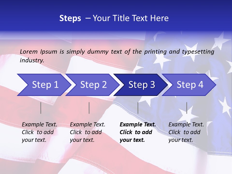 Celebration Stars Union PowerPoint Template