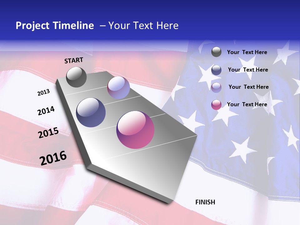 Celebration Stars Union PowerPoint Template