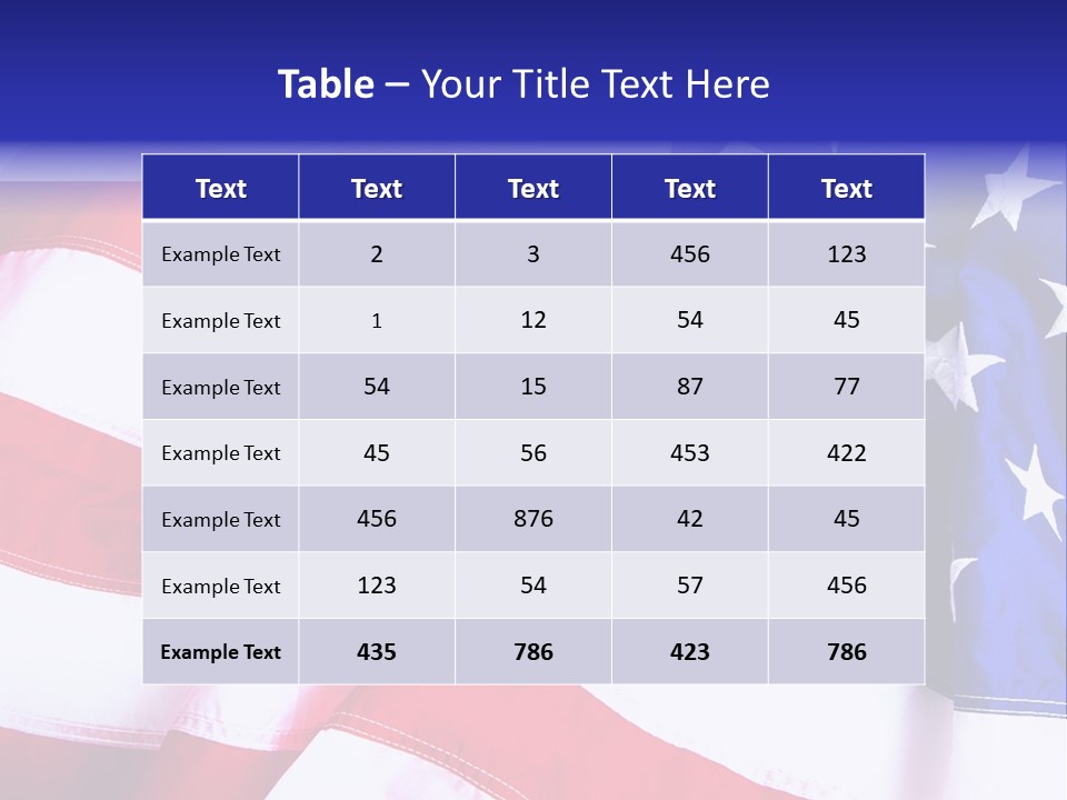 Celebration Stars Union PowerPoint Template