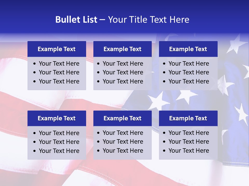 Celebration Stars Union PowerPoint Template