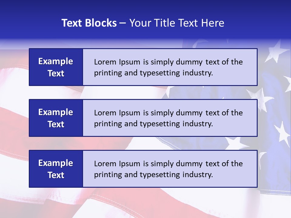 Celebration Stars Union PowerPoint Template