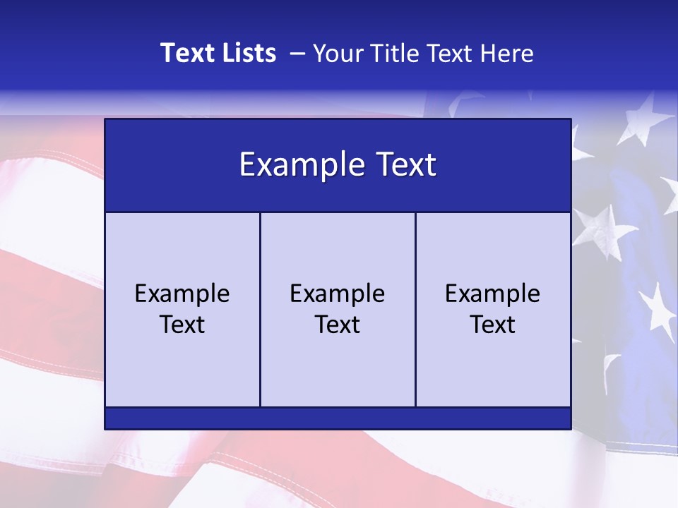 Celebration Stars Union PowerPoint Template