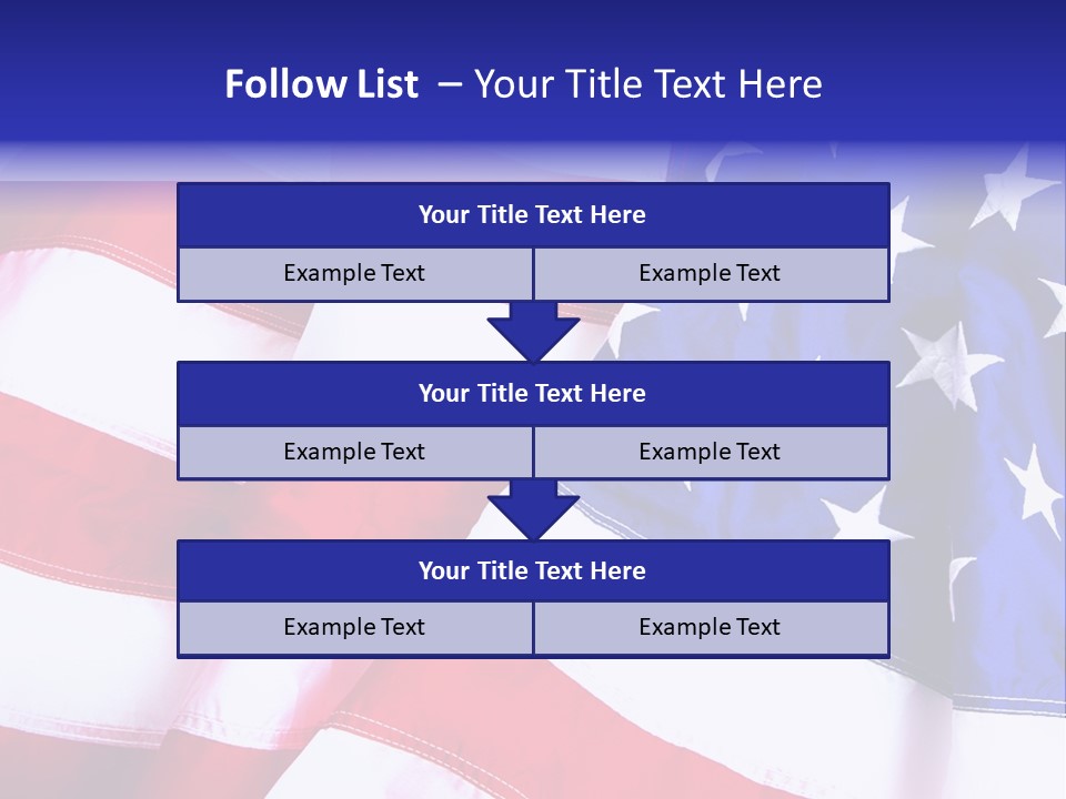 Celebration Stars Union PowerPoint Template