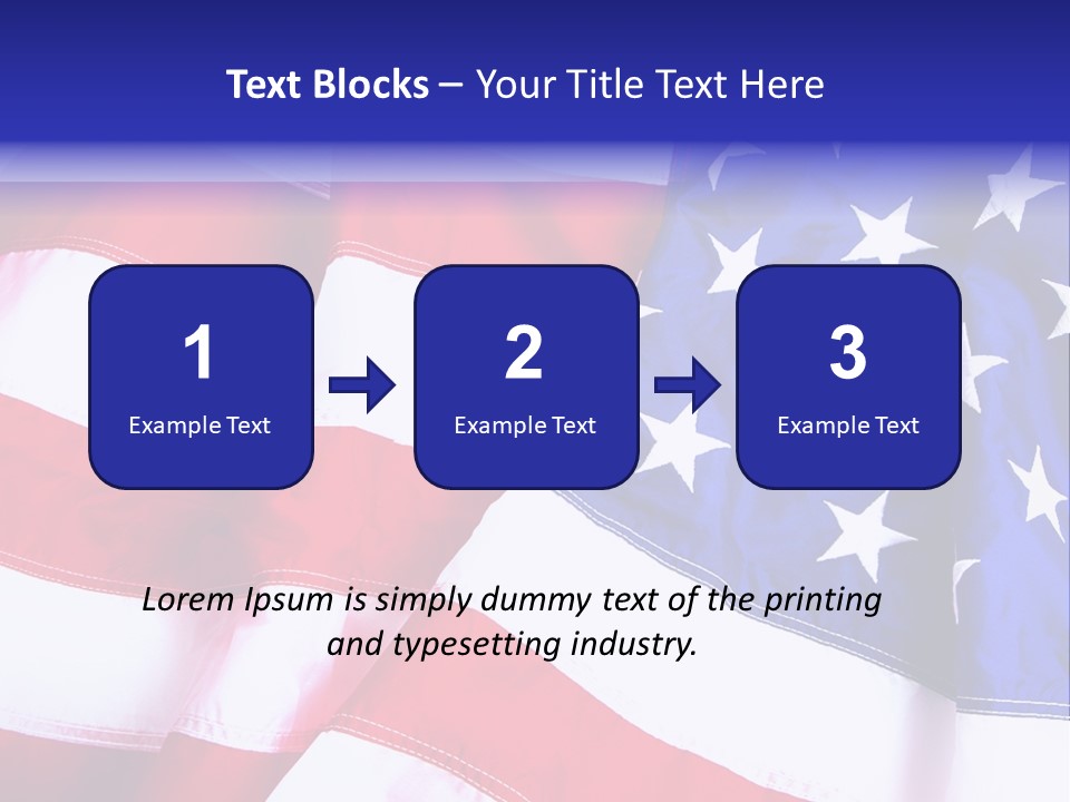 Celebration Stars Union PowerPoint Template