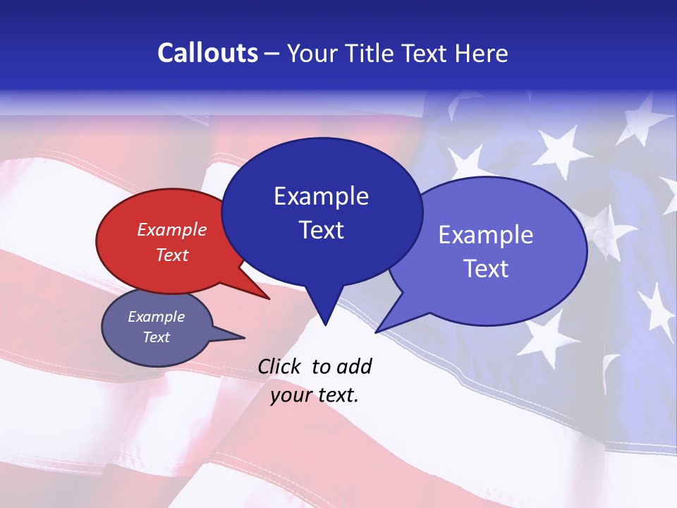 Celebration Stars Union PowerPoint Template